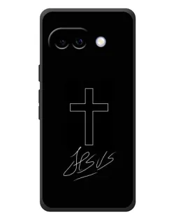 Чехол для Google Pixel 10a с картинкой «Графический крест Jesus»