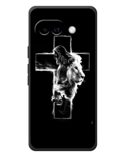 Чехол для Google Pixel 10a с картинкой «Сияющий крест Jesus»