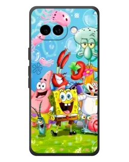 Чехол для Google Pixel 10a с картинкой «Губка Боб и друзья»