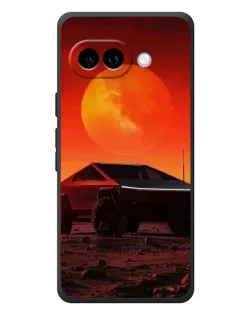 Чохол для Google Pixel 10a з картинкою «Cybertruck на Марсі»