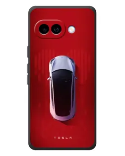 Чохол для Google Pixel 10a з картинкою «Tesla Top View»