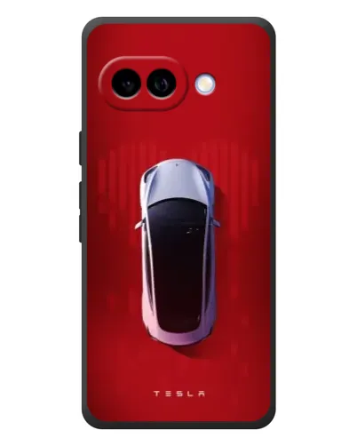 Чохол для Google Pixel 10a з картинкою «Tesla Top View»