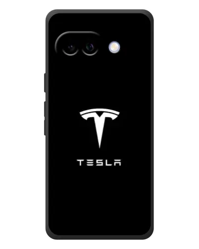 Чохол для Google Pixel 10a з картинкою «Tesla White Logo»