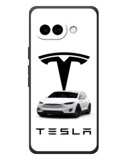Чохол для Google Pixel 10a з картинкою «Tesla White Style»
