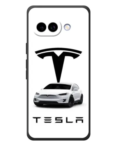 Чохол для Google Pixel 10a з картинкою «Tesla White Style»