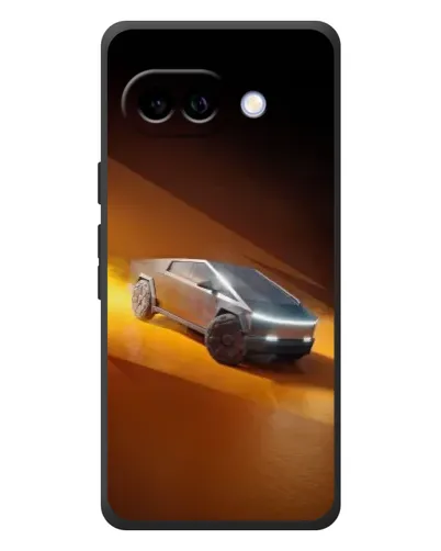 Чохол для Google Pixel 10a з картинкою «Cybertruck у пустелі»
