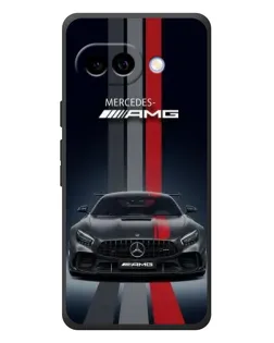 Чохол для Google Pixel 10a з картинкою «Mercedes — білий карбон»