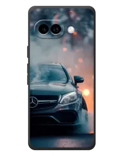 Чохол для Google Pixel 10a з картинкою «Mercedes — нічне місто»