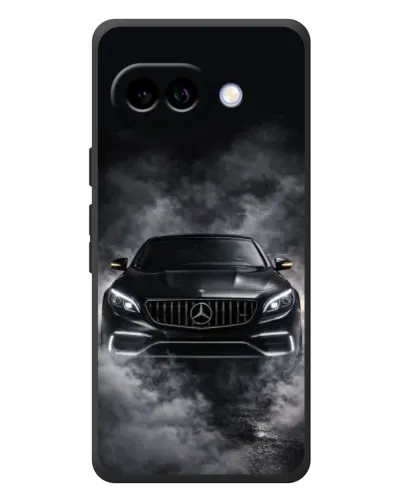 Чохол для Google Pixel 10a з картинкою «Mercedes у диму»