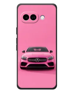 Чохол для Google Pixel 10a з картинкою «Рожевий Mercedes AMG»