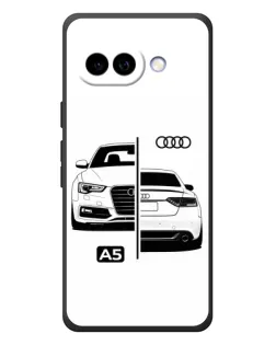 Чохол для Google Pixel 10a з картинкою «Audi — контрастний дизайн»