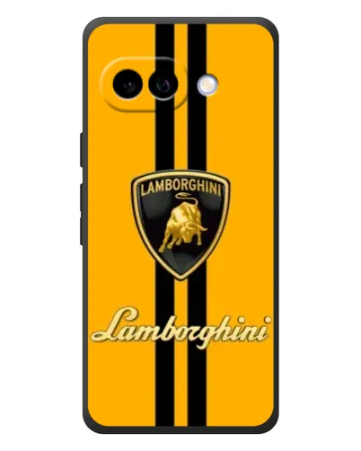 Чохол для Google Pixel 10a з картинкою «Lamborghini Stripe жовтий»