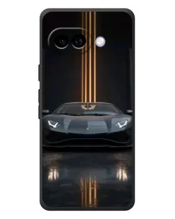 Чохол для Google Pixel 10a з картинкою «Lamborghini золоті лінії»