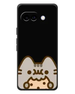 Чехол для Google Pixel 10a с картинкой «Пушин на черном»