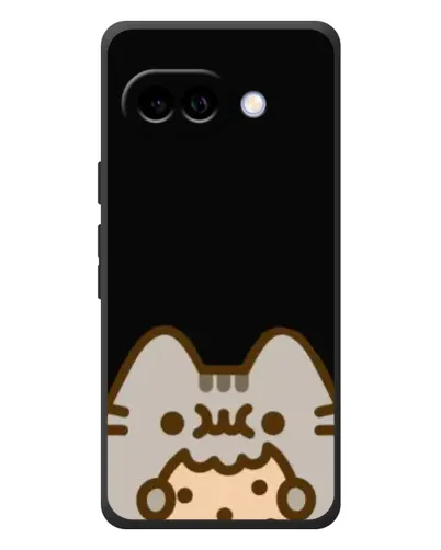 Чехол для Google Pixel 10a с картинкой «Пушин на черном»