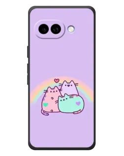 Чехол для Google Pixel 10a с картинкой «Радужные Пушины»