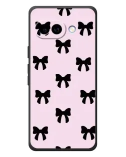 Чохол для Google Pixel 10a з картинкою «Чорні банти Coquette»