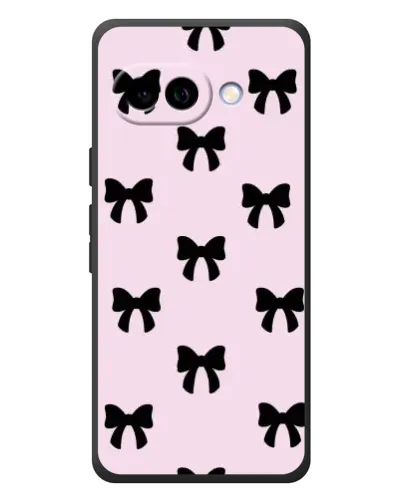 Чохол для Google Pixel 10a з картинкою «Чорні банти Coquette»