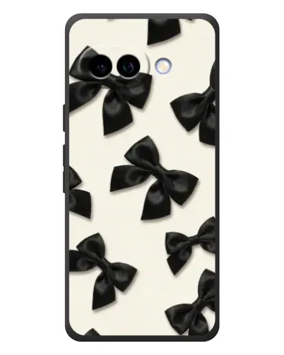 Чохол для Google Pixel 10a з картинкою «Чорні бантики»