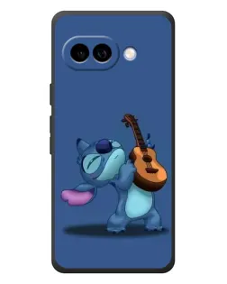 Чехол для Google Pixel 10a с картинкой «Стич с укулеле»