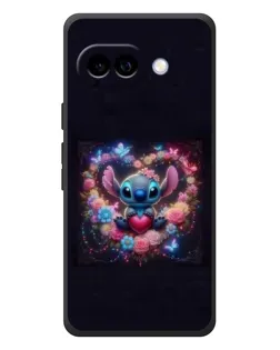 Чехол для Google Pixel 10a с картинкой «Stitch в цветах»
