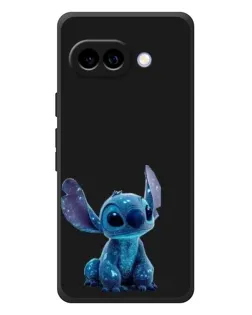 Чехол для Google Pixel 10a с картинкой «Стич на черном»