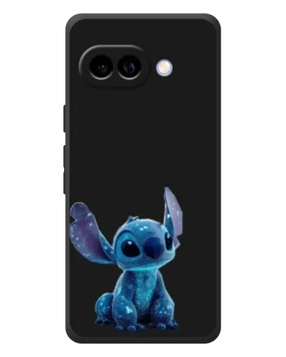 Чехол для Google Pixel 10a с картинкой «Стич на черном»