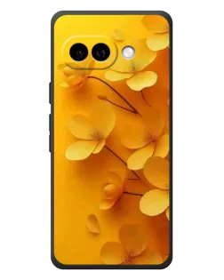 Чехол для Google Pixel 10a с картинкой «Золотые лепестки»
