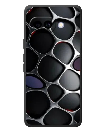 Чохол для Google Pixel 10a з картинкою «Об'ємна темна решітка»