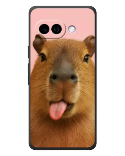 Чохол для Google Pixel 10a з картинкою «Капібара з язиком»