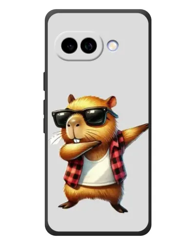 Чохол для Google Pixel 10a з картинкою «Капібара репер даб»