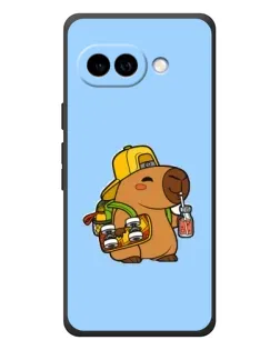 Чохол для Google Pixel 10a з картинкою «Капібара на скейті»