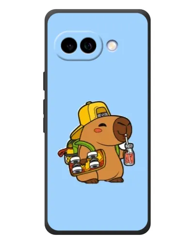Чохол для Google Pixel 10a з картинкою «Капібара на скейті»