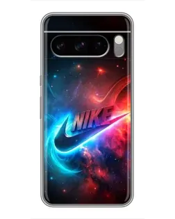 Чохол для Google Pixel 11 Pro XL з картинкою «Вогняний логотип Nike»