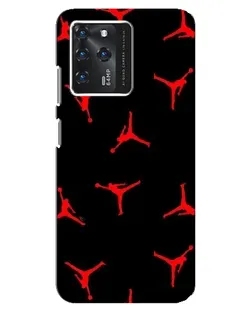 Чехол для Google Pixel 2 XL с картинкой «Jordan Red Pattern»