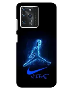 Чехол для Google Pixel 2 XL с картинкой «Jordan Neon Blue»