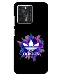 Чехол для Google Pixel 2 XL с картинкой «Взрыв красок Adidas»