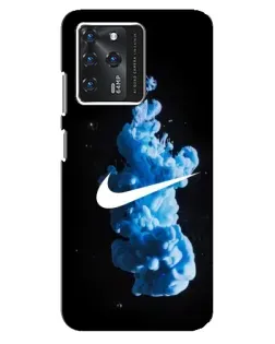 Чехол для Google Pixel 2 XL с картинкой «Nike и синий дым»