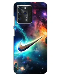 Чехол для Google Pixel 2 XL с картинкой «Космический Nike Swoosh»