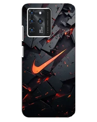 Чехол для Google Pixel 2 XL с картинкой «Nike — эффект разломов»