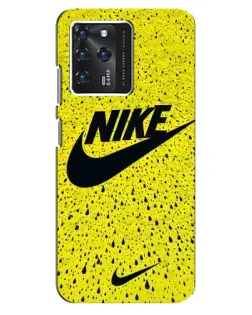 Чехол для Google Pixel 2 XL с картинкой «Желтый текстурный Nike»