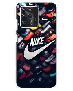 Чехол для Google Pixel 2 XL с картинкой «Коллекция кроссовок Nike»
