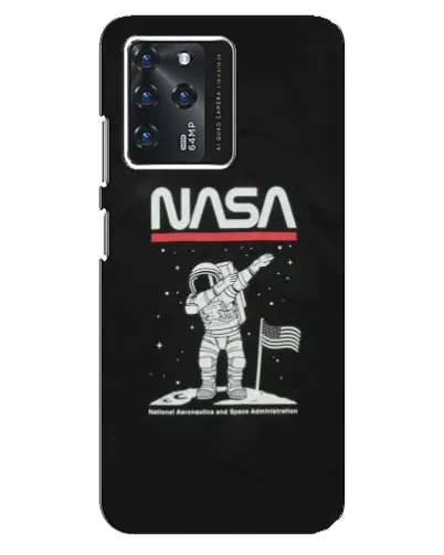 Чехол для Google Pixel 2 XL с картинкой «NASA — шагаем по Луне»