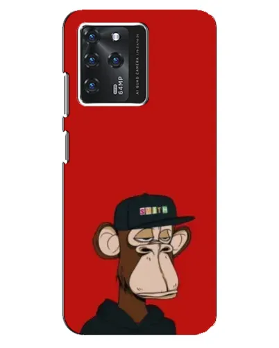 Чехол для Google Pixel 2 XL с картинкой «Bored Ape — красный фон»