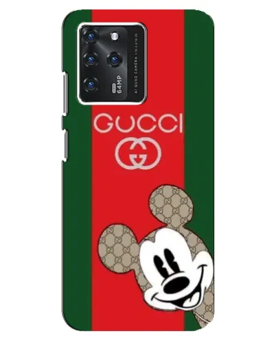 Чехол для Google Pixel 2 XL с картинкой «Gucci — полосы и Микки»