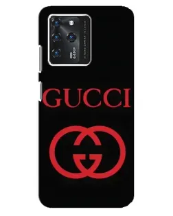Чехол для Google Pixel 2 XL с картинкой «Gucci — красный логотип»