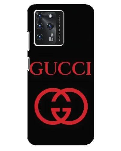 Чехол для Google Pixel 2 XL с картинкой «Gucci — красный логотип»