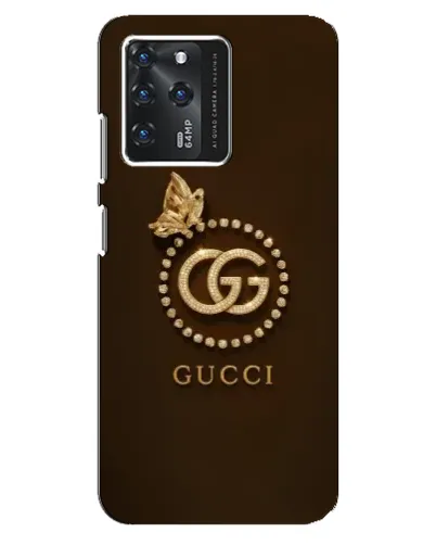 Чехол для Google Pixel 2 XL с картинкой «Gucci — золотая бабочка»