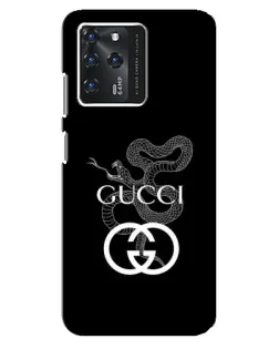 Чехол для Google Pixel 2 XL с картинкой «Gucci — серебряная змея»