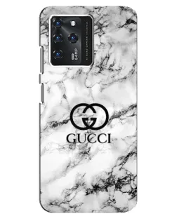 Чехол для Google Pixel 2 XL с картинкой «Gucci — мраморный шик»